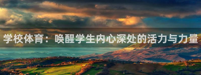 球速体育：学校体育：唤醒学生内心深处的活力与力量